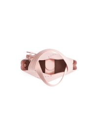 Modern basket Bag - Light Pink