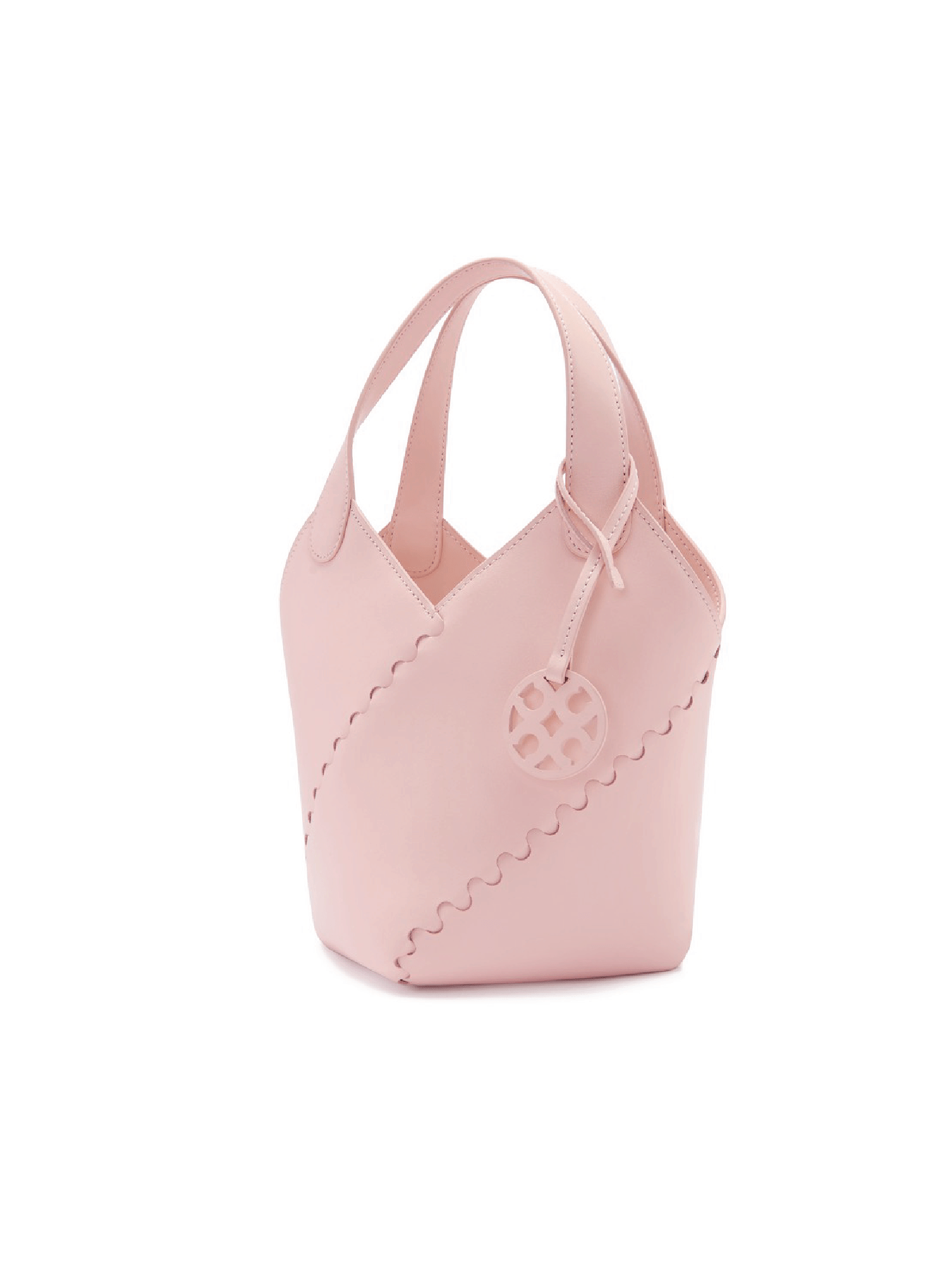Modern basket Bag - Light Pink