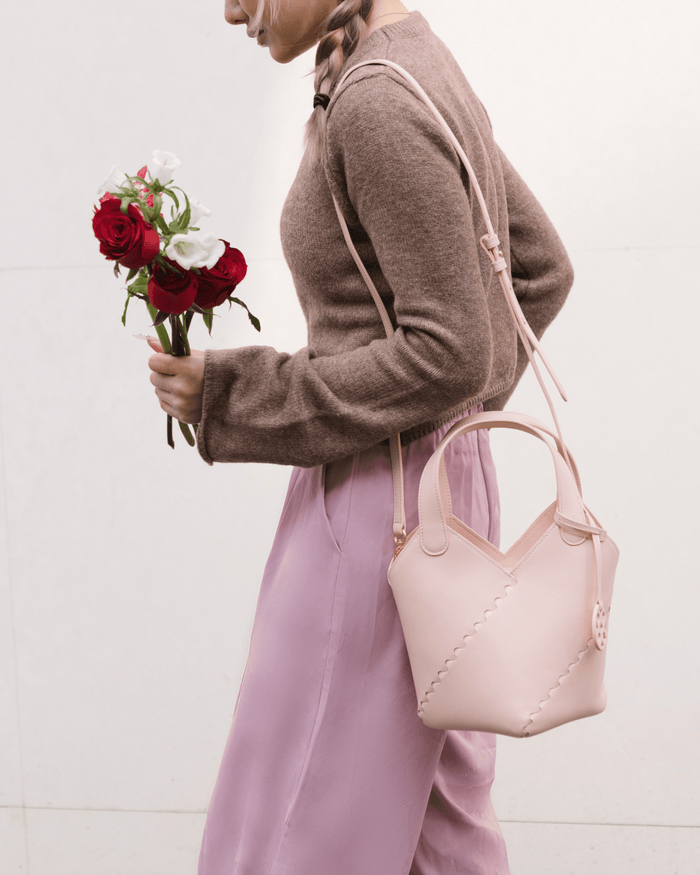 Modern basket Bag - Light Pink - Bag | Orange Cube