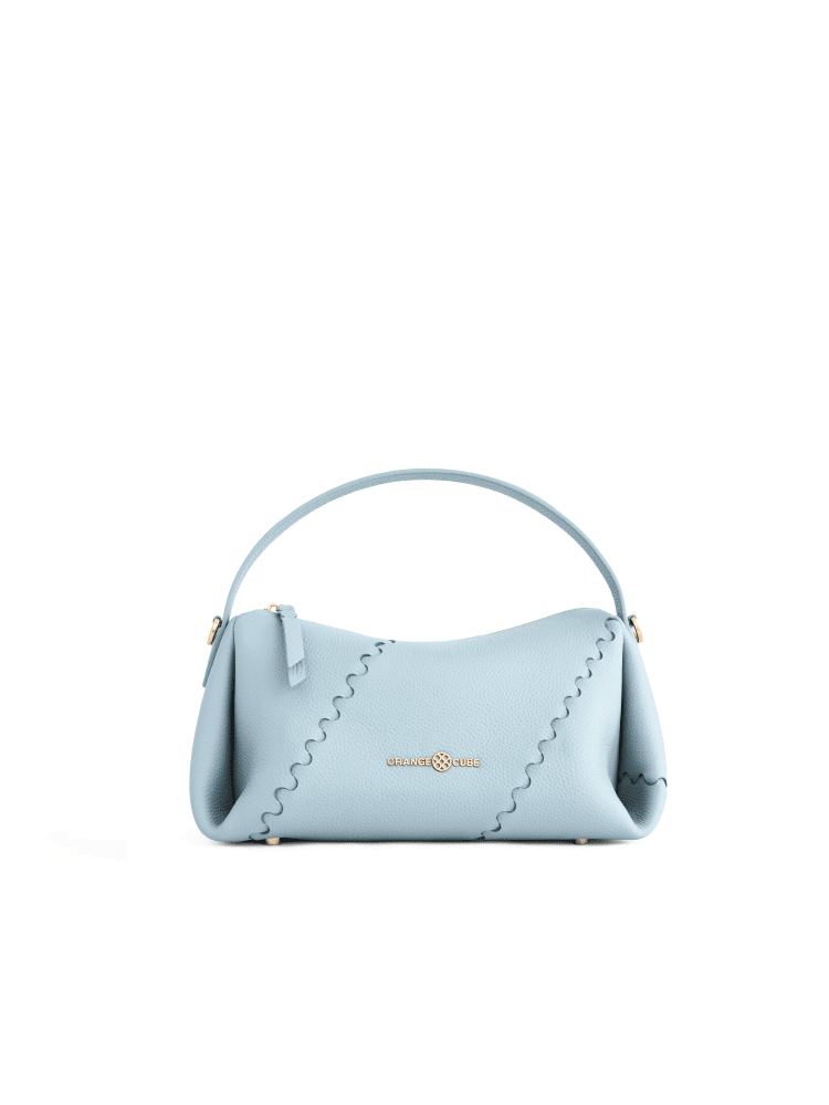 Mosaic Baguette Bag - Sky Blue - Bag | Orange Cube