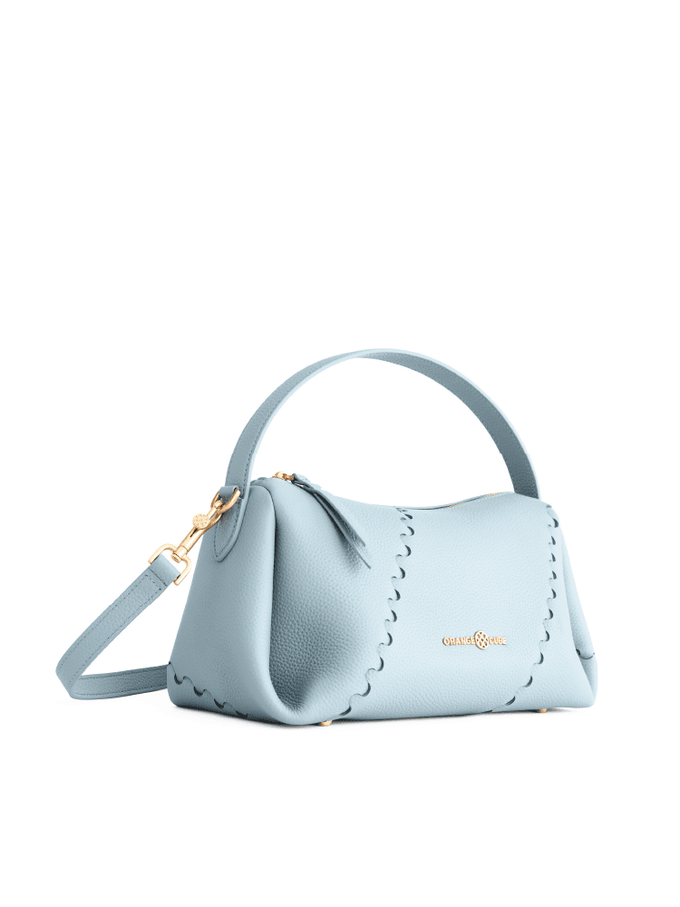 Mosaic Baguette Bag - Sky Blue - Bag | Orange Cube