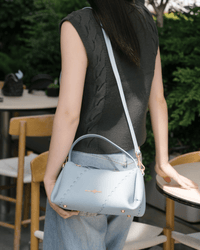 Mosaic Baguette Bag - Sky Blue - Bag | Orange Cube