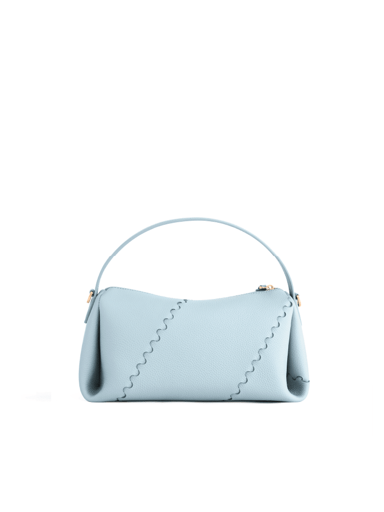 Mosaic Baguette Bag - Sky Blue - Bag | Orange Cube