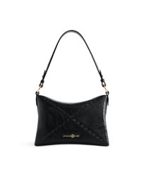 Mosaic Baguette Shoulder Bag - Black - Bag | Orange Cube