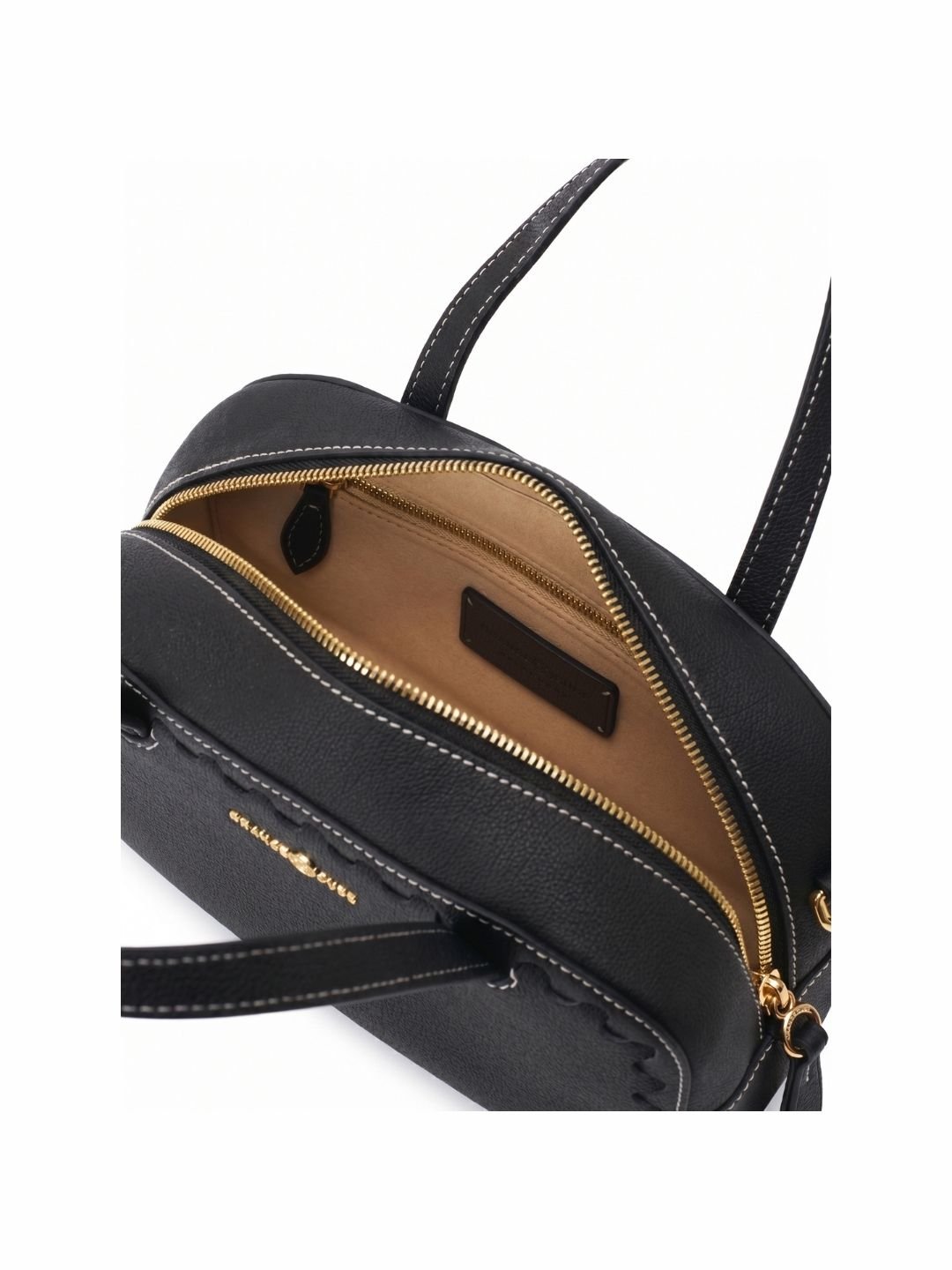 Mosaic Boston Hand Bag - Black - Bag | Orange Cube