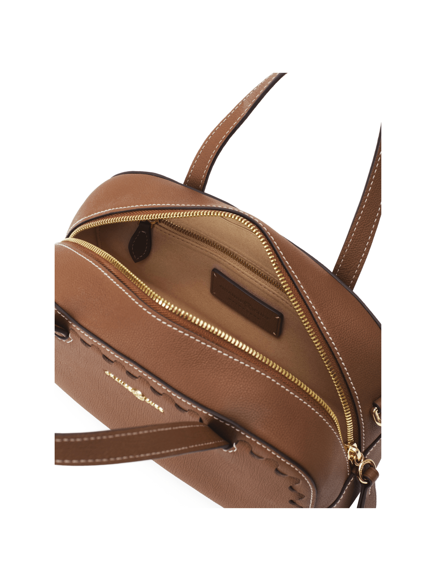Mosaic Boston Hand Bag - Walnut - Bag | Orange Cube