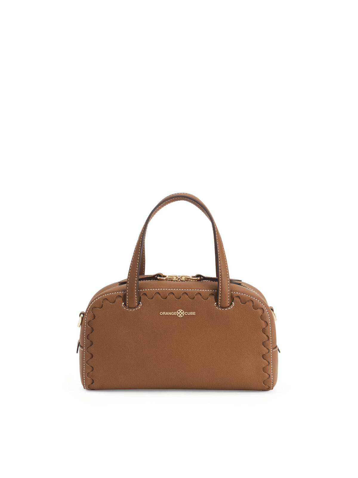 Mosaic Boston Hand Bag - Walnut - Bag | Orange Cube