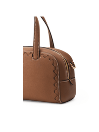 Mosaic Boston Hand Bag - Walnut - Bag | Orange Cube