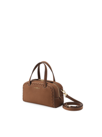 Mosaic Boston Hand Bag - Walnut - Bag | Orange Cube