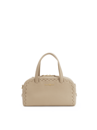 Mosaic Boston Hand Bag - Warm Grey - Bag | Orange Cube