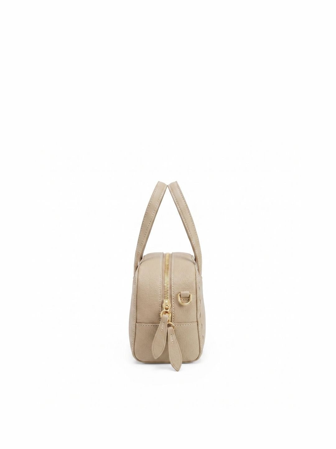 Mosaic Boston Hand Bag - Warm Grey - Bag | Orange Cube