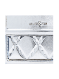 Mosaic Compact Messenger Bag - Silver - Bag | Orange Cube