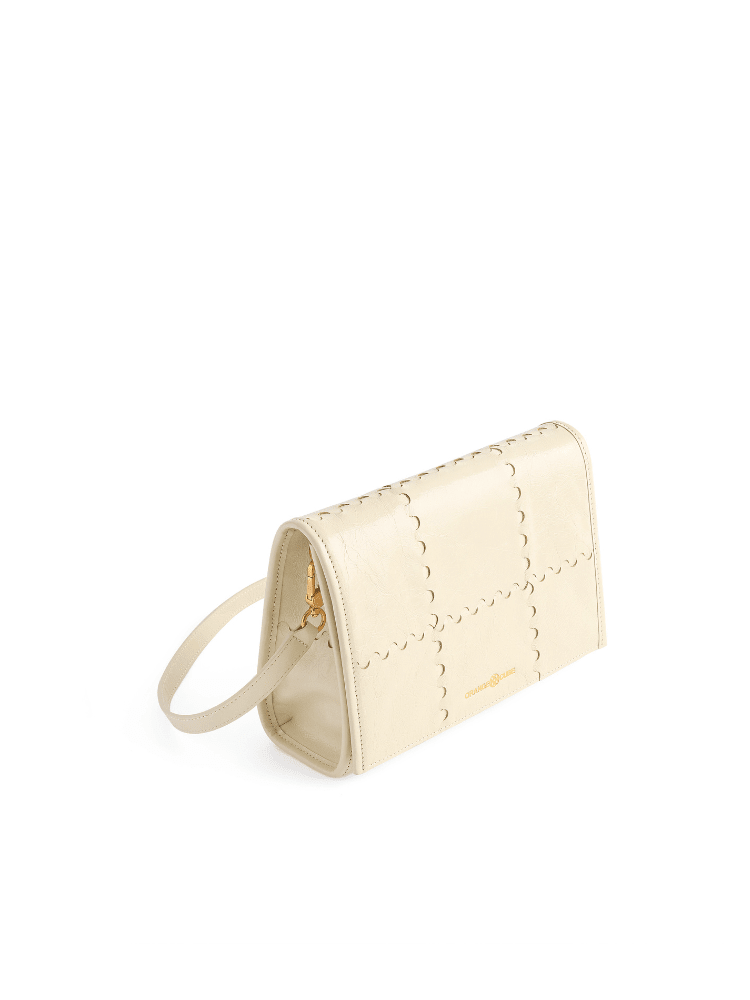 Mosaic Crossbody Bag - White - Bag | Orange Cube