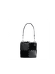 Mosaic Cube Mini Bag - Black