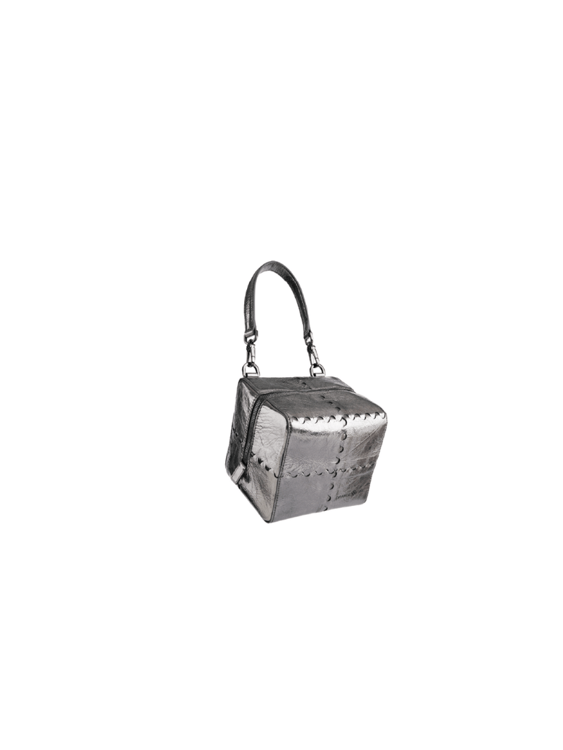 Mosaic Cube Mini Bag - Black Silver - Bag | Orange Cube