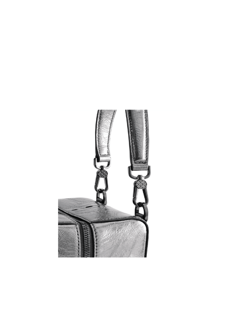 Mosaic Cube Mini Bag - Black Silver - Bag | Orange Cube