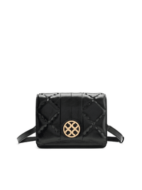 Mosaic Diamond Crossbody Bag - Black - Bag | Orange Cube