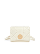 Mosaic Diamond Crossbody Bag - Cream
