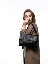 Mosaic Messenger Bag - Black - Bag | Orange Cube