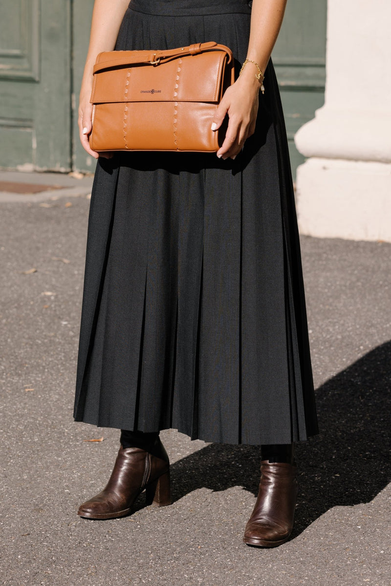 Mosaic Messenger Bag - Brown - Bag | Orange Cube
