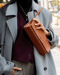 Mosaic Shoulder Bag - Brown - Bag | Orange Cube