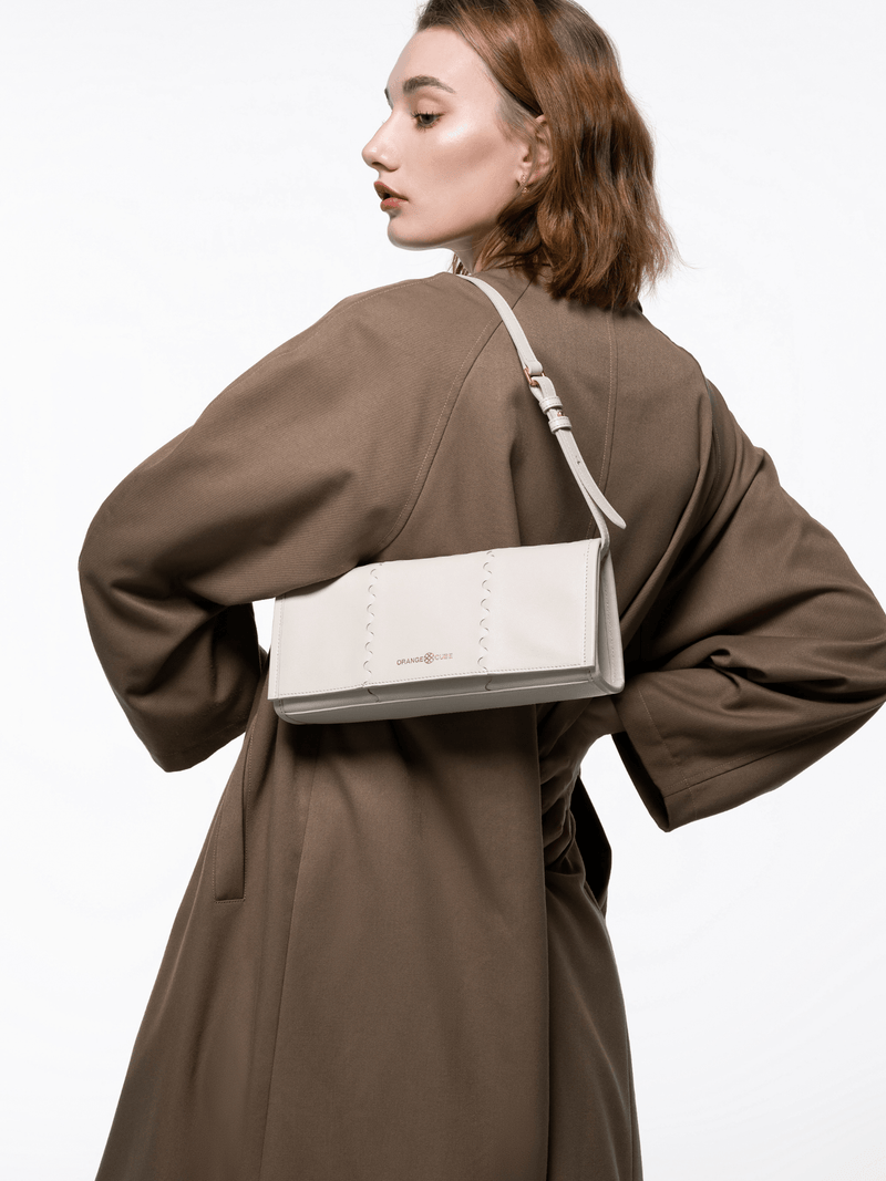 Mosaic Shoulder Bag - White - Bag | Orange Cube