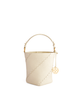 Mosaic Slouch Bucket Bag - Pearl