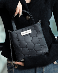Mosaic Soft Tote - Black - Bag | Orange Cube