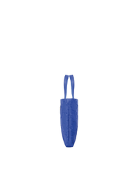 Mosaic Soft Tote - Sapphire - Blue Leather Mini Hand Bag | Orange Cube