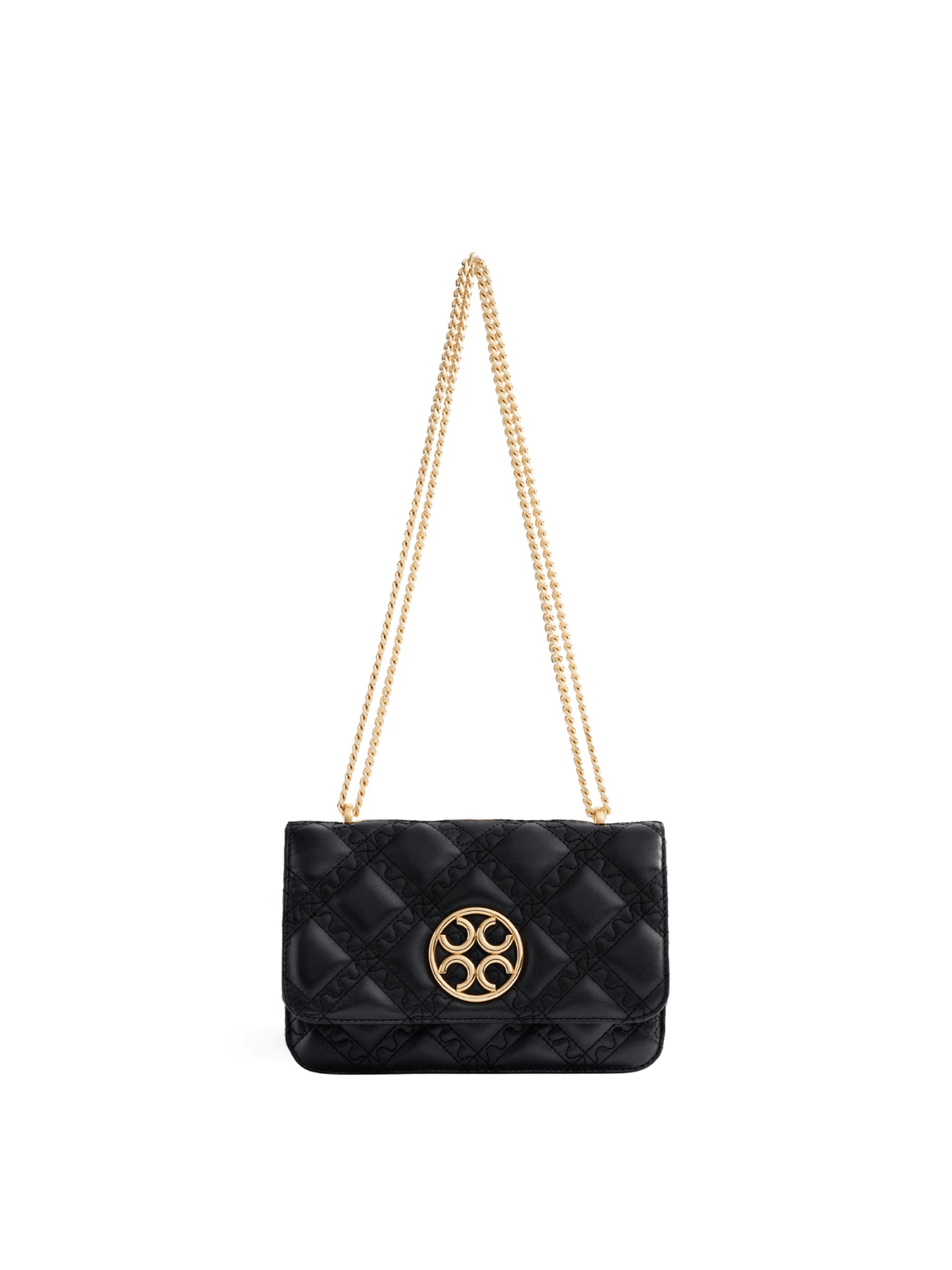 Mosaic Stitch Crossbody Bag - Black - Bag | Orange Cube