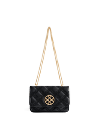 Mosaic Stitch Crossbody Bag - Black - Bag | Orange Cube