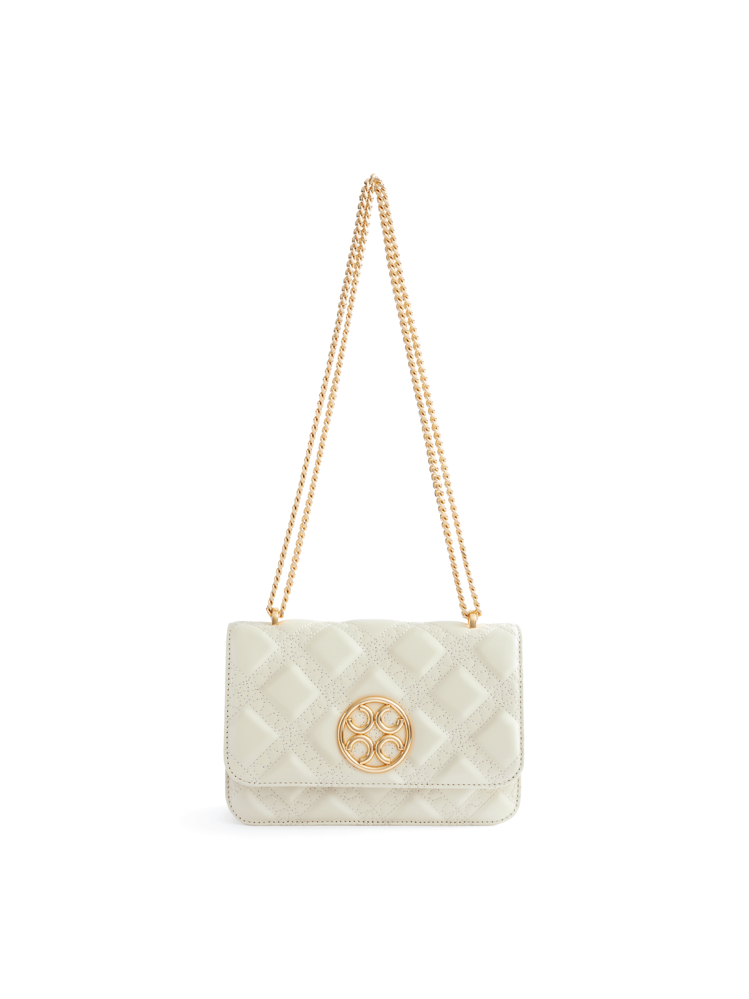 Quilted Black Leather Flap Bag – Adjustable Strap for Versatile