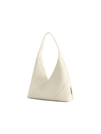 Mosaic Triangle Tote - White - Bag | Orange Cube