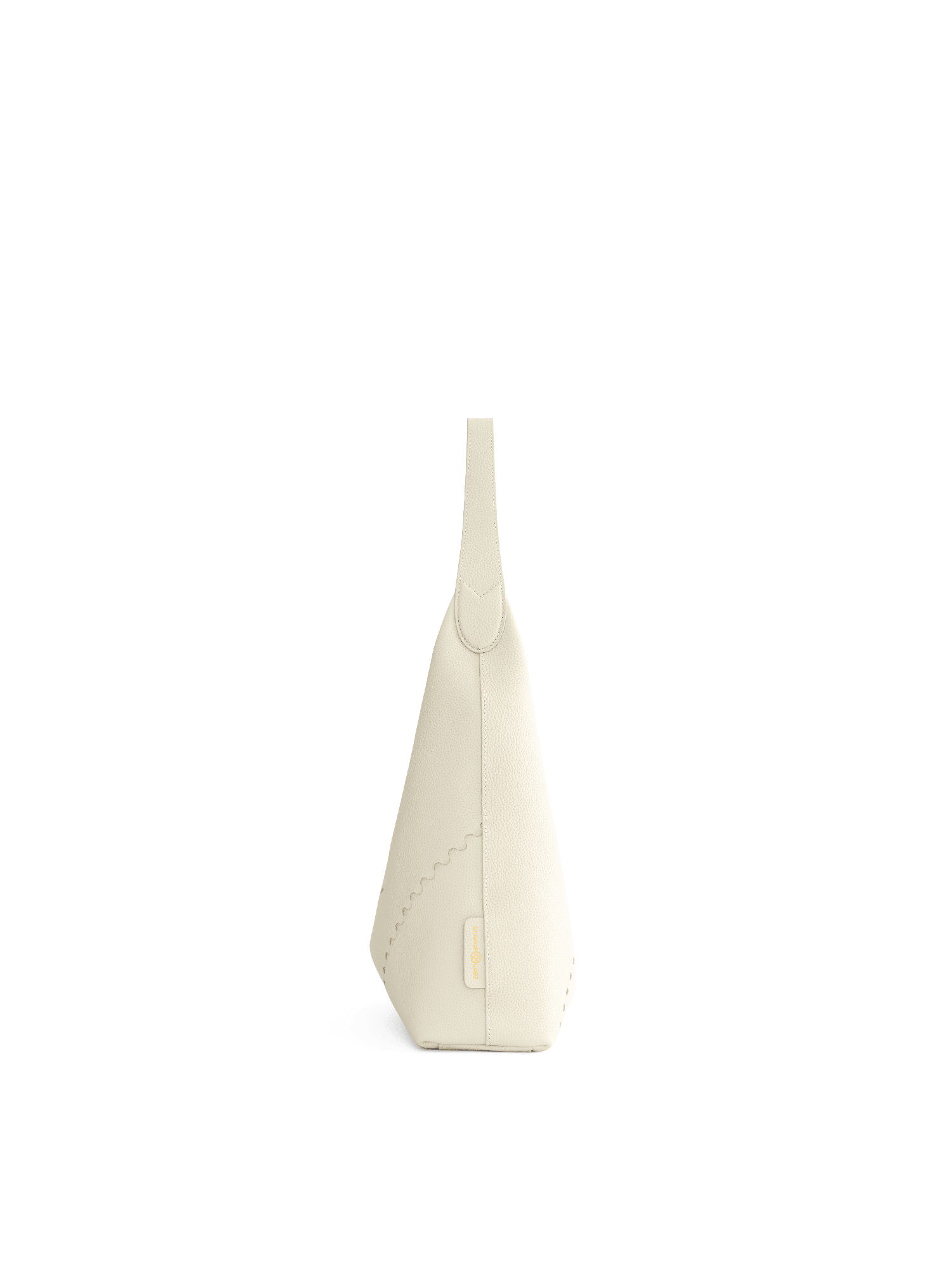 Mosaic Triangle Tote - White - Bag | Orange Cube