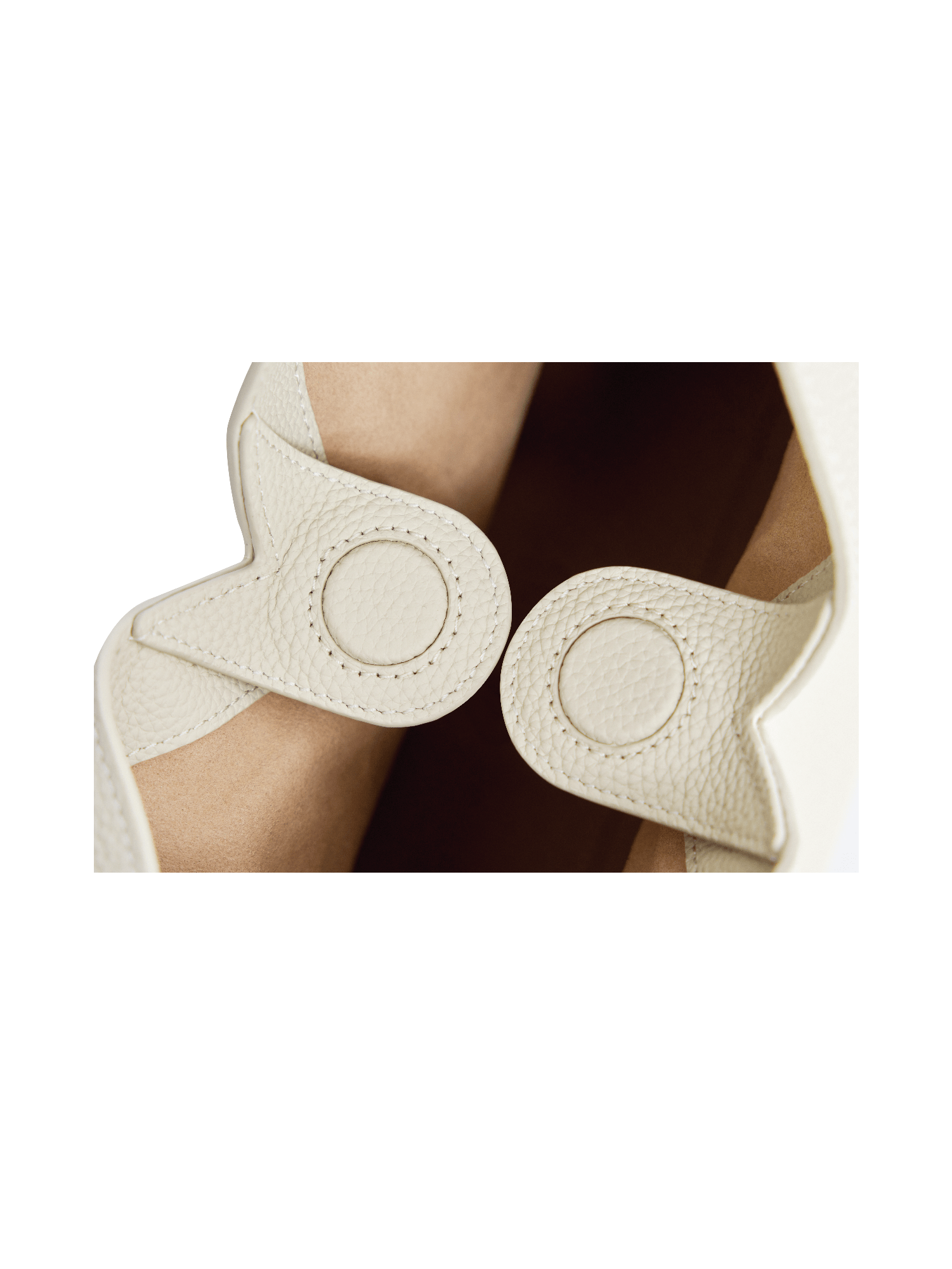 Mosaic Triangle Tote - White - Bag | Orange Cube