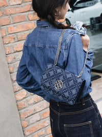 Mosaic Urban Crossbody Bag - Denim Blue - Bag | Orange Cube