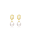 Pearlescent Link Earrings (Pair) - Earrings | Orange Cube