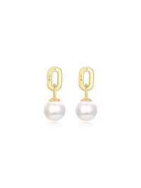 Pearlescent Link Earrings (Pair) - Earrings | Orange Cube