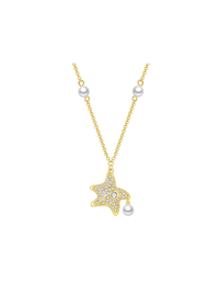 Pearlescent Star Necklace - Necklace | Orange Cube
