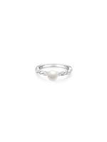 Pearlescent Twine Ring (White) - Ring | Orange Cube