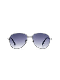 Pilot Sunglasses - Grey Gradient (Gun Colour Frame) - Sunglass | Orange Cube