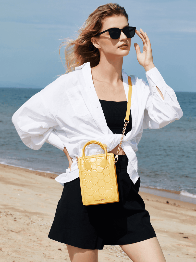 Quilted Impressions Mini Tote Bag - Banana - Bag | Orange Cube