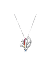 Rainbow Dragon Necklace - Necklace | Orange Cube