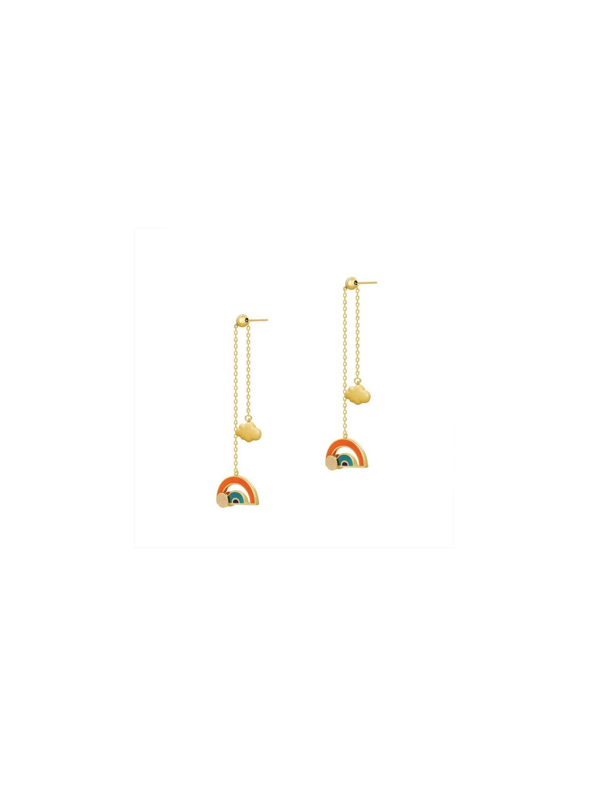 Rainbow Earrings (Pair) - Earrings | Orange Cube