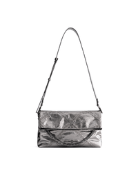 Retro Messenger Bag - Black Silver - Bag | Orange Cube