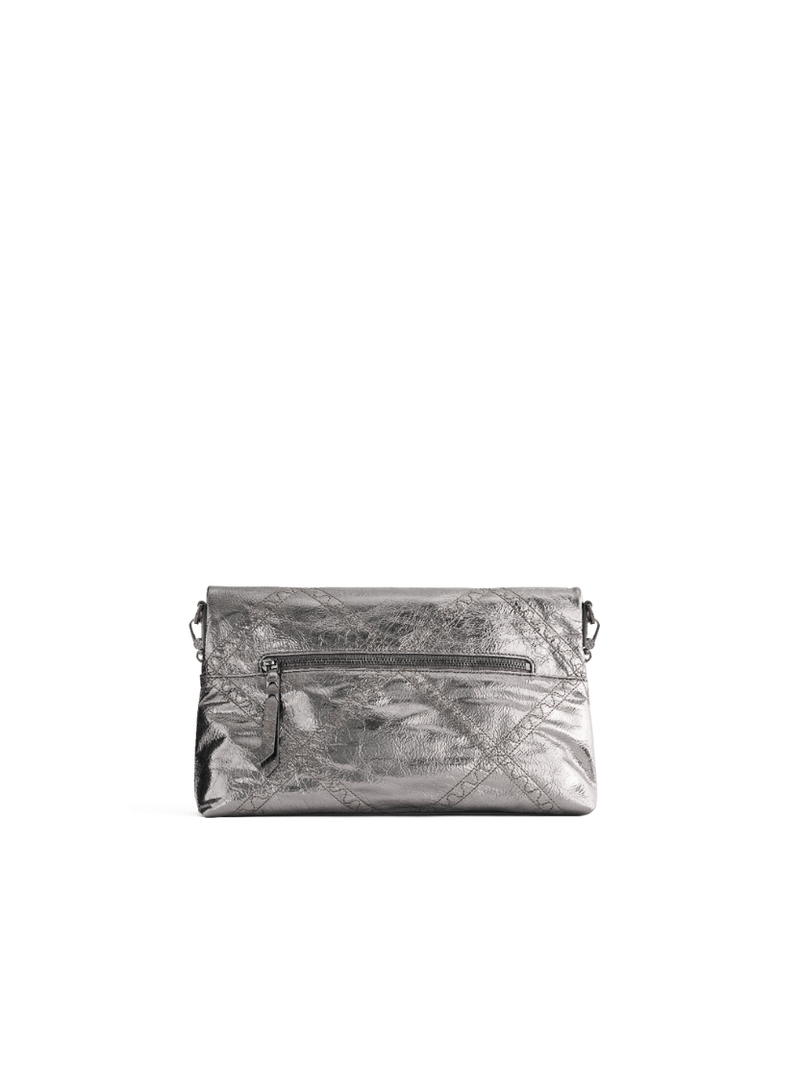 Retro Messenger Bag - Black Silver - Bag | Orange Cube