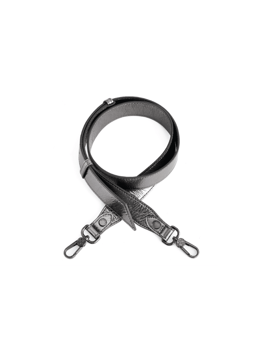 Retro Messenger Bag - Black Silver - Bag | Orange Cube