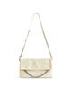 Retro Messenger Bag - Marble White