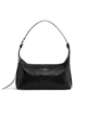 Ruched Shoulder Bag - Black