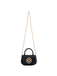 Signature Top Handle Saddle Bag - Black - Bag | Orange Cube